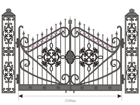 Iron Entrance Gate