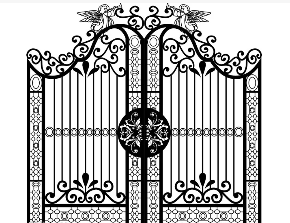 European-style Wrought Rron Gates Add Quality to Life