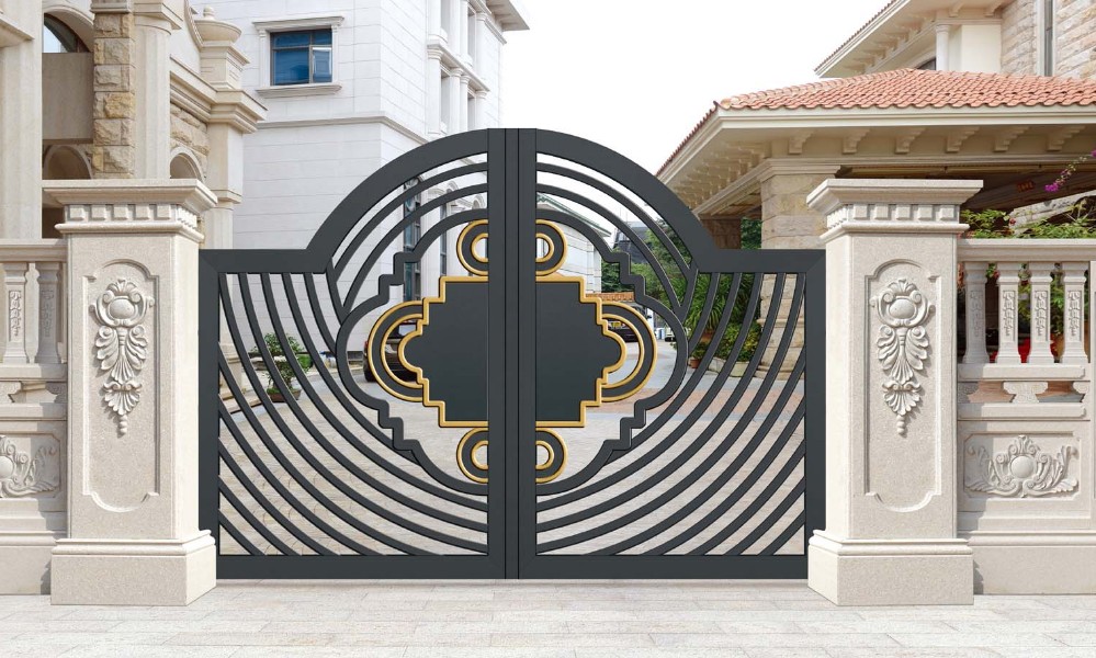 High Quality Craftsmanship of European-style Wrought Iron Gates